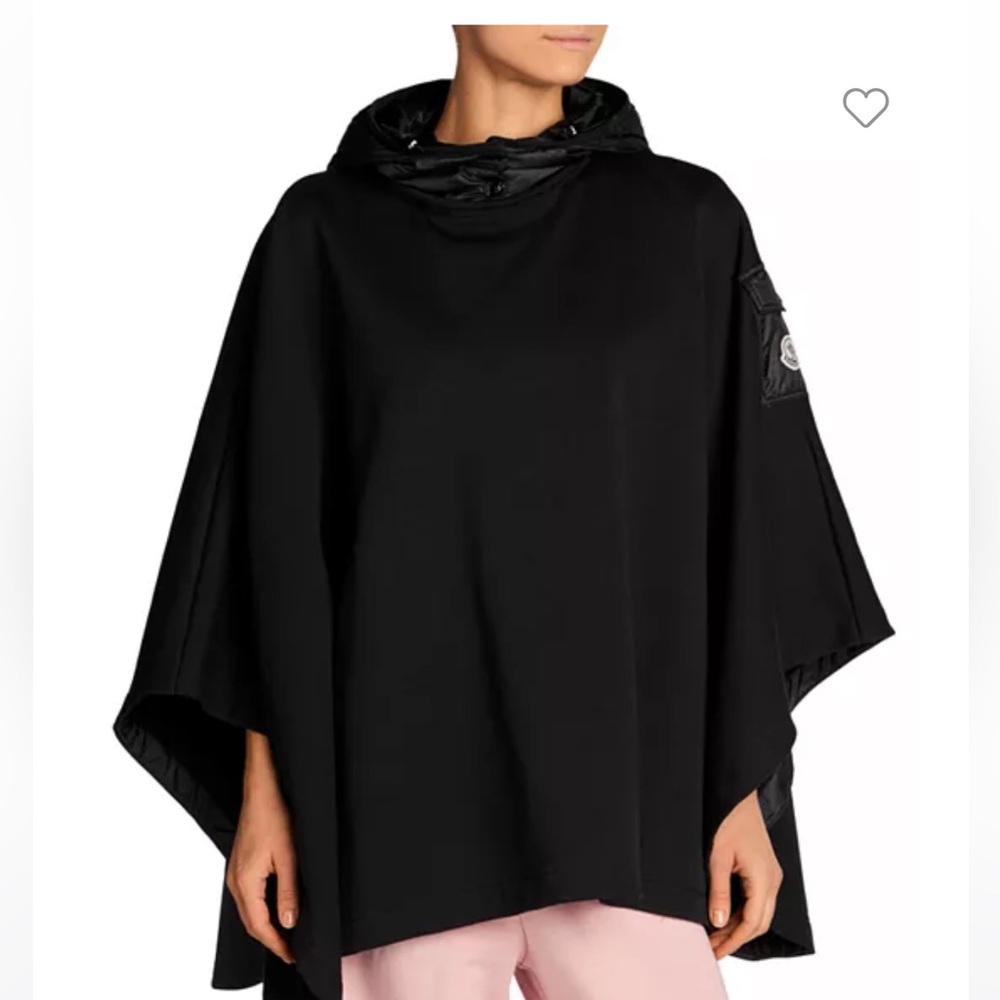 Moncler hooded cape